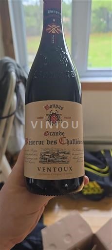 Thung lũng Rhône Ventoux Bonpas Grande Réserve des Challières 2023