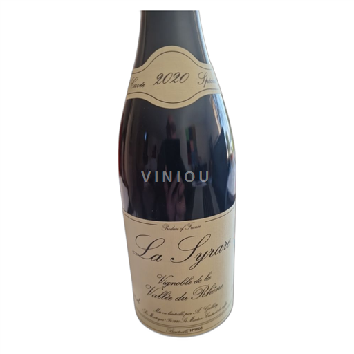 Rhônen laakso Côtes-du-vivarais Gallety La Syrare 2020