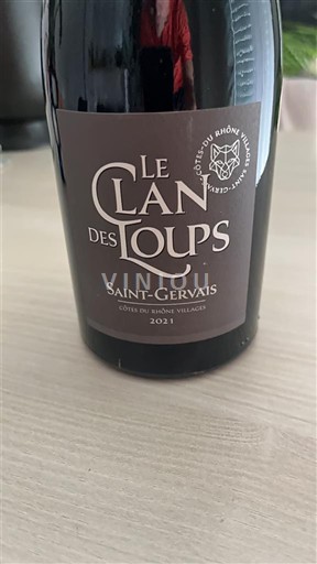 Rhônevallei Côtes-du-rhône-villages Le Clan des Loups Saint-Gervais 2021
