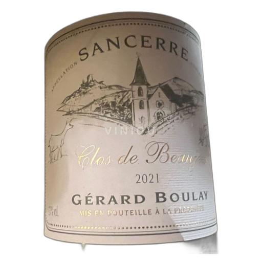 Údolí Loiry Sancerre Gérard Boulay Clos de Beaujeu 2021