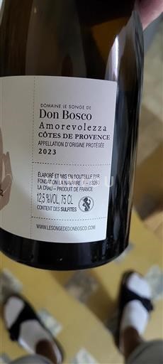 Provenza Côtes de Provenza Le Songe de Don Bosco Amorevolezza 2023