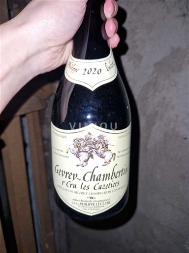 Bourgogne Gevrey-chambertin Premier Cru Domaine Philippe Leclerc 1er Cru Les Cazetier 2020