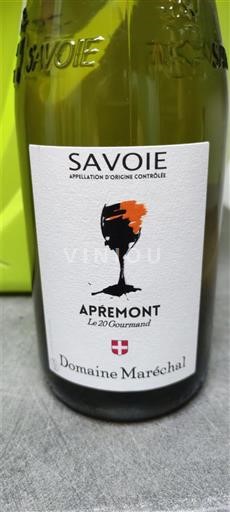 Savoie and Bugey Apremont Domaine Maréchal Le 20 Gourmand 2024