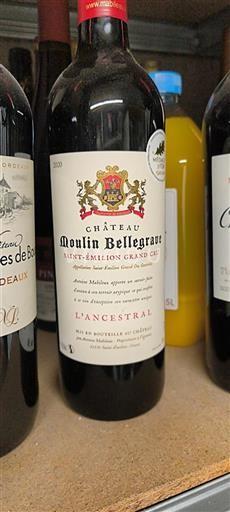 Bordeaux Saint-Émilion Grand Cru Grand Cru Château Moulin Bellegrave L'Ancestral 2020