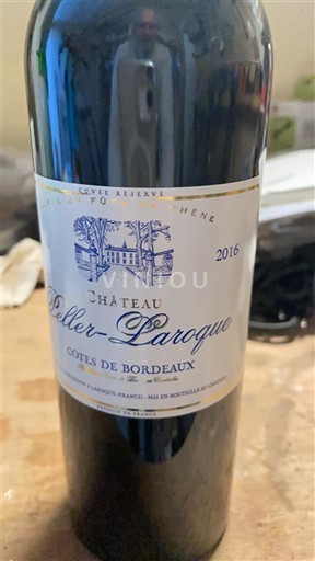 Bordeaux Côtes-de-Bordeaux Château Peller-Laroque Réserve 2016