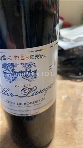 Bordeaux Côtes-de-Bordeaux Château Keller-Laroque Réserve 2019