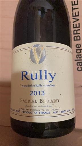 Burgundsko Rully Gabriel Billard 2013
