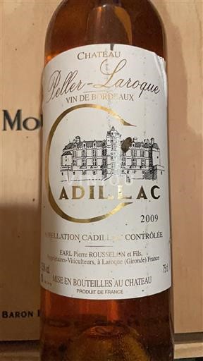 Bordeaux Cadillac Château Peller-Laroque 2009