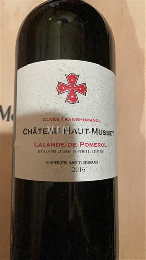 Bordeaux Lalande-de-Pomerol Château Haut-Musset Transhumance 2016
