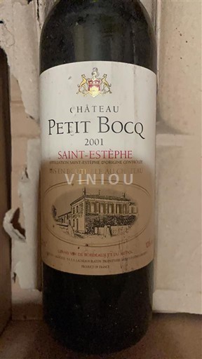Bordeaux Saint-Estèphe Château Petit Bocq 2001