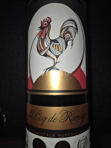 Bordeaux Bordeaux supérieur Le Coq de Ramage 2018