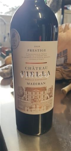 Sydvestfrankrig Madiran Château Viella Prestige 2020