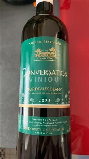 Bordeaux Bordeaux blanc Château Peychaud Conversation 2023