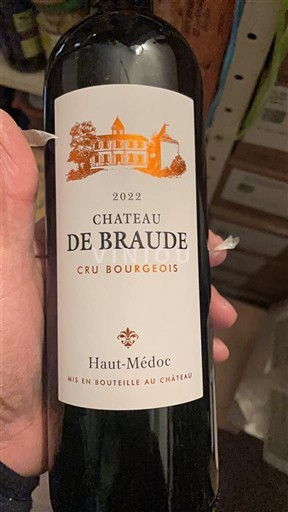 Burdeos Haut-Médoc Cru Bourgeois Château Braude 2022