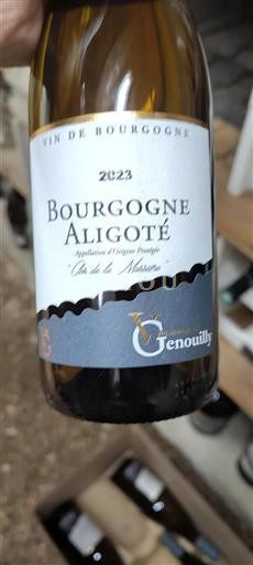 Burgundy Bourgogne Aligoté Genouilly Clos de la Masure 2023