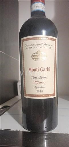 Vénétie Valpolicella Ripasso Tenuta Sant'Antonio Monti Garbi 2020
