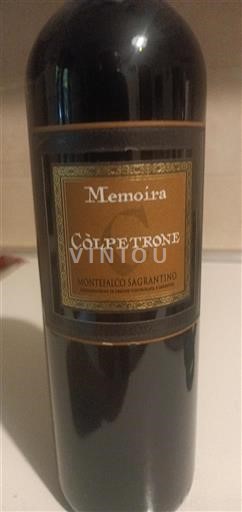 Umbrien Montefalco Sagrantino Còlpetrone Memoira 2015