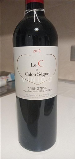 Bordeaux Saint-Estèphe Château Calon Ségur Le C de Calon Ségur 2019
