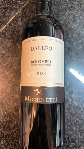 Toscana Bolgheri Micheletti Dalleo 2023