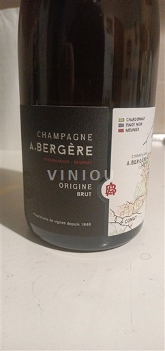 Champagne Sâm-panh A. Bergère Origine 2023
