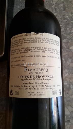 Provence Côtes-de-Provence Cru Classé Rimauresq R Non-Vintage