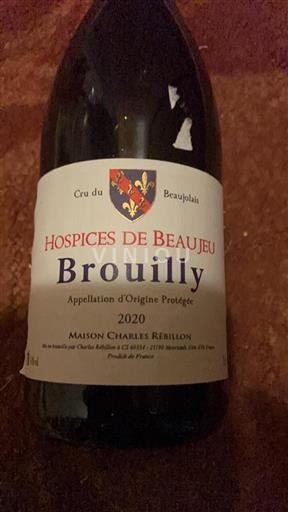 Beaujolais Brouilly Hospices de Beaujeu 2020