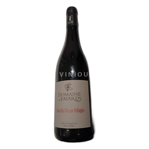 Rhônen laakso Côtes-du-rhône-villages Domaine des Favards 2020