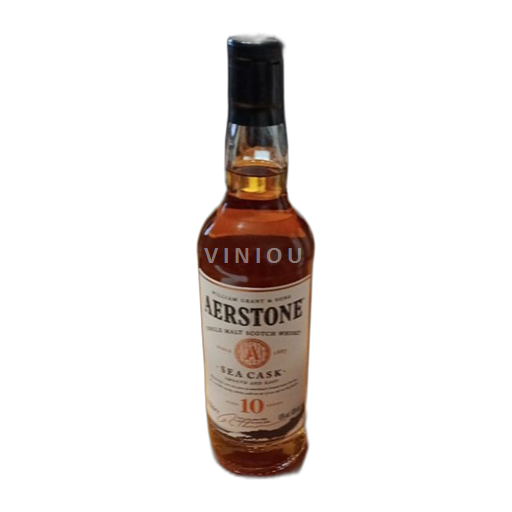 Whisky Rượu Whisky Single Malt Aerstone land cask William grant et sons 10a Scotland Vùng đất thấp