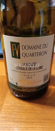 Thung lũng sông Loire Muscadet-Coteaux-de-la-Loire Domaine Quarteron 2024