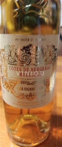 Sudoeste Côtes de Bergerac Les Vignes or 2005 Sin añada