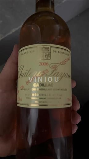 Bordeaux Cadillac Château Fayau 2006