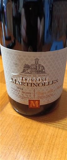 Languedoc et Roussillon Pays d'oc Domaine Martinolles 2014