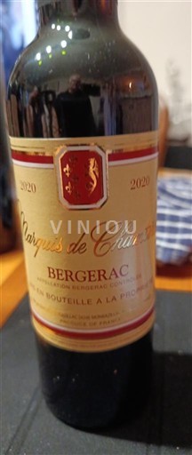Sudoeste Bergerac Marquis de Chamterac 2020