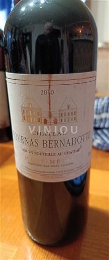 Bordeaux Haut-Médoc Château Fournas Bernadotte 2010