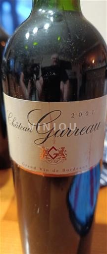 Bordéus Côtes-de-bourg Château Garreau 2001