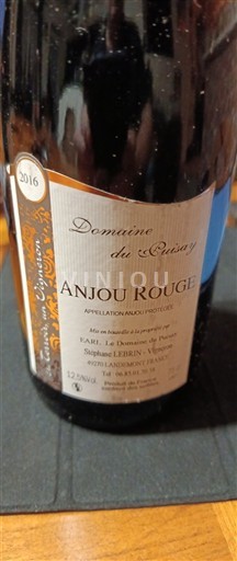 Údolí Loiry Anjou Domaine Quissy 2016