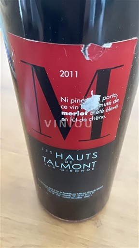 Burdeos Blaye-Côtes de Burdeos Les Hauts de Talmont M 2011