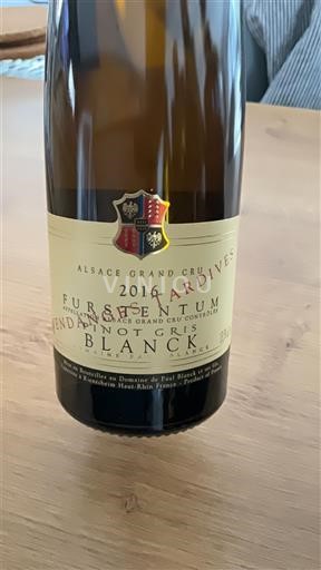 Alsace Alsace Grand Cru Vendanges Tardives Domaine Paul Blanck 2016