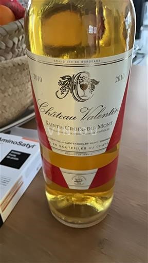 Bordeaux Sainte-Croix-Du-Mont Château Valentin 2010