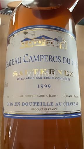 Bordeaux Sauternes Château Camperos du Hayot 1999
