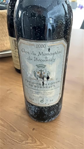 Bordeaux Premières-côtes-de-bordeaux Clos du Monastère du Broussay 2000