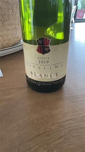 Alsace Riesling Blanck 2019