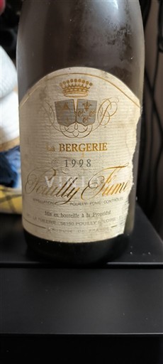 Loire Valley Pouilly-Fumé Domaine La Bergerie 1998