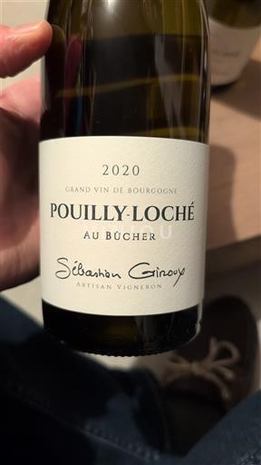Burgundi Pouilly-loché Sébastien Giroux Au bucher 2020