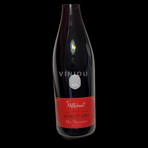 Burgundy Givry Premier Cru Millebuis Clos Marceaux Monopole 2022