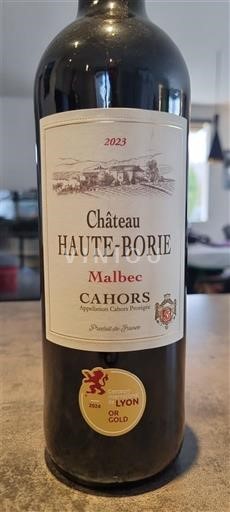 Sydvestfrankrig Cahors Château Haute-Borie 2023
