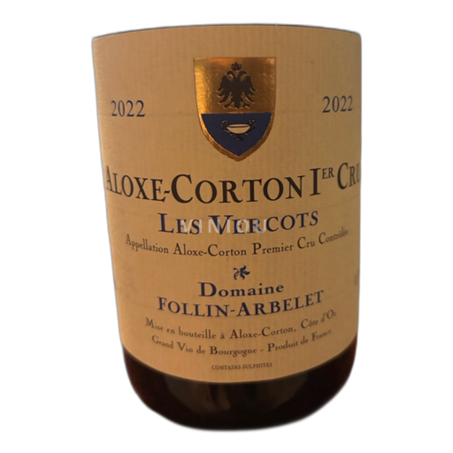 Burgundsko Aloxe-Corton Follin Arbelet les vercots 2022