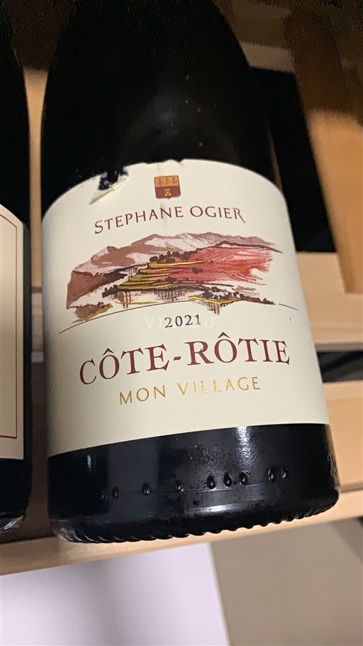 Rhônen laakso Côte-rôtie Stéphane Ogier Mon Village 2021