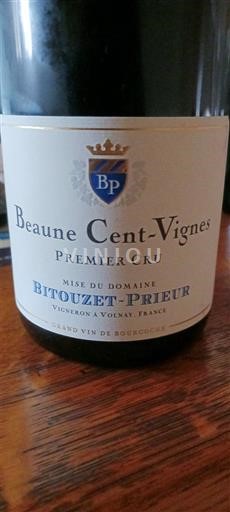 Burgundsko Beaune Premier Cru Bitouzet-Prieur Beaune Cent-Vignes 2020