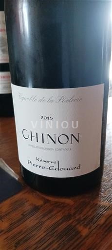 Valle della Loira Chinon Vignoble de la Poêlerie Réserve Pierre-Edouard 2015